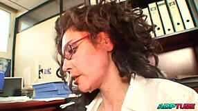 mami madura's ass wrecked in job interview anal pounding!