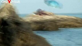 Nude beach photoshoot turns into wild hardcore couple sex!! 🌞🍆