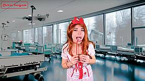 Naughty Nurse's Perverted JOI Torments Helpless Patient