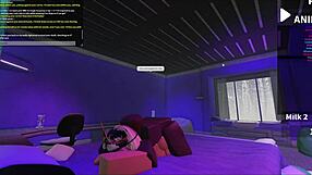 Bent over blonde bimbo takes rough doggystyle pounding from monster BBC