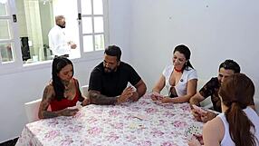 damn pastor bangs that slutty maid's huge ass raw anally no mercy in family chaos 😈🍑