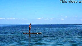 we took the kayak out for some mature outdoor fun again