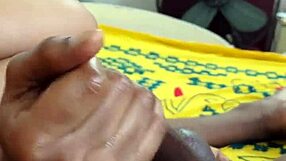 hot girl's skilled handjob strokes cock to explosive finish