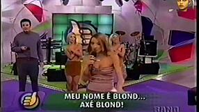 Team Axe Blonde Rips Clothes Super Positive Brazilian Strip!