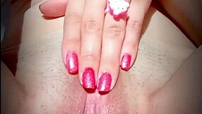 horny latina teen hermanastra sends wet pussy masturbation video by mistake
