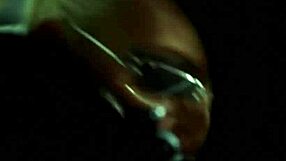 whoa classy glasses babe gets bukkake blast from gloryhole 😍