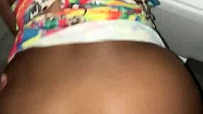 Party bathroom hides ebony wife's big booty backshots from cheating eyes?