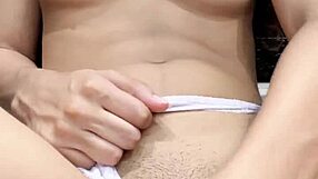 sweet petite babe fucks her own tight young pussy hard