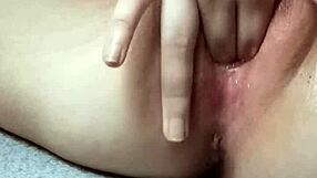 Tight Young Teen Fingers Her Dripping Wet Pussy!