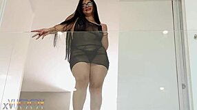 Big Butt Latina Slut Antonella Jones Takes Intense DP from 2 Big Black Cocks First Time
