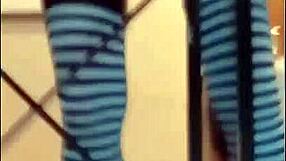 Latina brunette big ass tits friend masturbates then fucks cock!