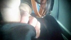 We barely escaped getting caught blowing on public bus