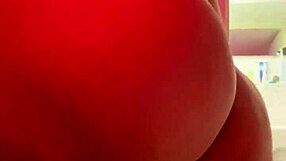 shemale bya lessa strokes monster cock bareback until explosive cumshot sprays