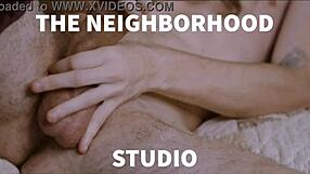 neighbors' bisexual christmas 3some compilation with big asses cocks and pussy slapping