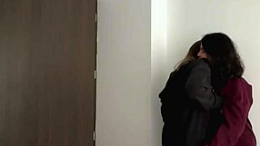 check out these horny lesbians cumming hard one after another 😍🔥