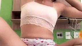 Young Latina Novinha Dares Public Outdoor Tease