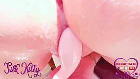 Whispered close-up toy play builds to massive climax