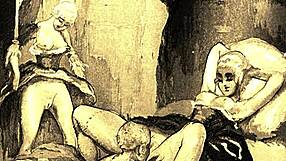 Vintage Erotic Art Featuring Retro Hairy Beauties