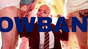 busty brit teen rides her fucking machine hard 😈💦