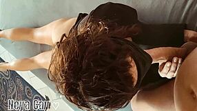 he dives into mutual pleasure pov ballsucking her rimming neya cay till intense cumshot orgasm hits hard