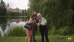 Hunter Bags 18+ Tight Pussy Park Pickup For Rough Pound!