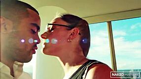 melanie hicks slurps big black cock deep in tight pussy and mouth