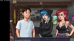 summer fun in summertime saga episode 111 with cute teens