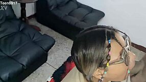 19-year-old latina schoolgirl comes to study but leaves with her big tits pussy pounded hard homemade