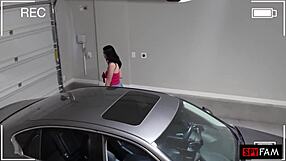 Stepdad caught pumping stepdaughter's tight wet pussy