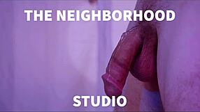 neighbors' bisexual christmas 3some compilation with big asses cocks and pussy slapping