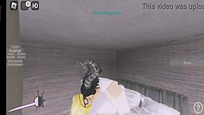 blonde big tits milf gets fucked hard by monster cock devil on roblox