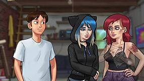 summer fun in summertime saga episode 111 with cute teens