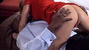 sloppy interracial seconds tease old cuckold's wild urges