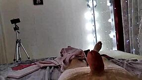 russian milf aimee paradise sucks monster cock with dirty talk lips