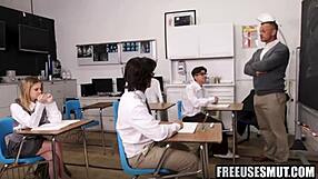 petite teen freeused bent over doggy by teacher huge cock classmates