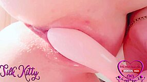 Whispered close-up toy play builds to massive climax