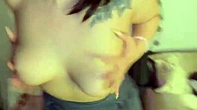 Big booty Asian babe slurps cock then rides for huge creampie POV