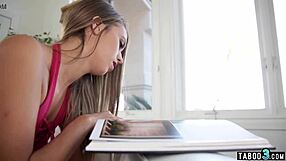 dirty dude bends over tests daughter-in-law shaved juicy pussy doggystyle