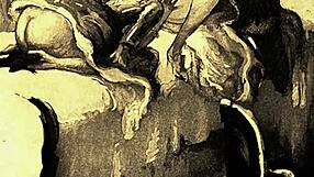 Vintage Erotic Art Featuring Retro Hairy Beauties