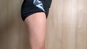 i feel my tail plug in volleyball shorts