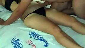 i couldn't resist fucking this slutty housewife raw with her cuck hubby's friends