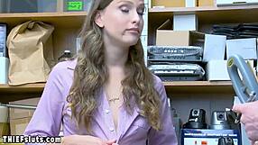 teen thief's anal plug theft ends in cop's monster cock punishment!