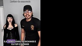 Behind the scenes goth pawg babe amberzinha fucked hard