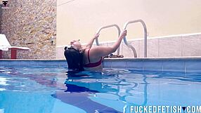 Sexy White Skin Moonblack's Pool Tease Hides Slow Week 52 Secrets