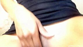 Gabby Quinteros masturbates trimmed pussy nipples wildly!