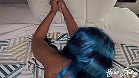 omg my fave whore is back ridin that huge black cock again part 3, her big tits bouncin wild n shes beggin for more cum