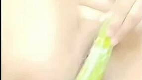 I push that vegetable so deep in my ass it has me moaning endlessly now