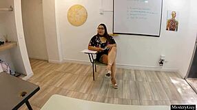 Stepdaughters Teacher Invites Me to Classroom for Sudden Latina BBW Pussy Fuck