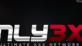 imagine lina luxa squeezed tight in outdoor dp with mike and lutro