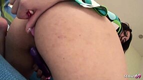 stepmom wanna suck my tiny dick after clit shakes?